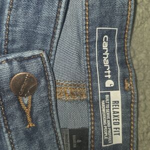 Carhartt Men's Blue Relaxed Fit Jeans